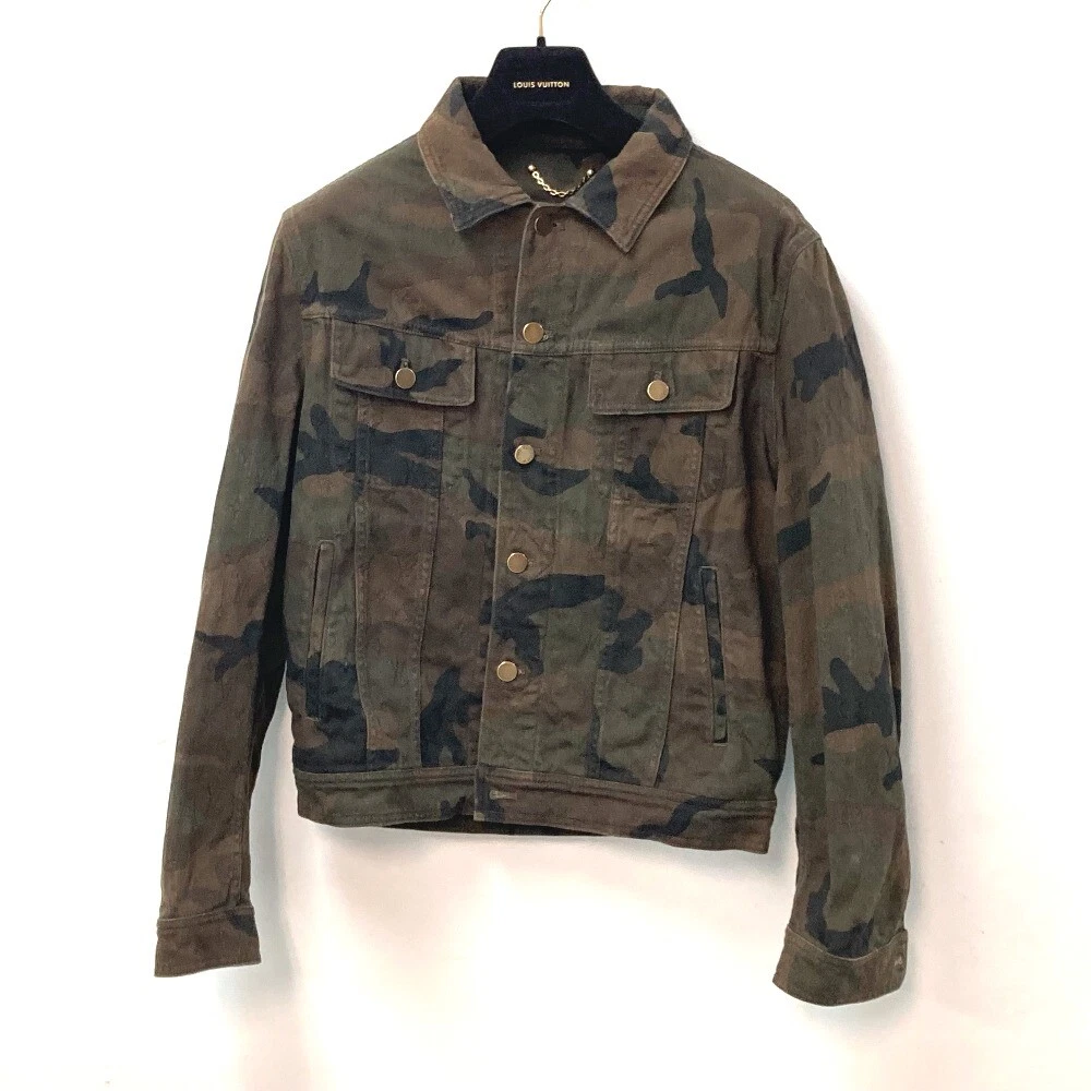 LOUIS VUITTON 1A3FE5 SUPREME camouflage denim tracker short long sleeve Jacket