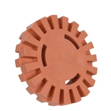 4 inch Decal Removal Eraser Wheel w/ Power Drill Arbor Adapter Rubber Pinstripe