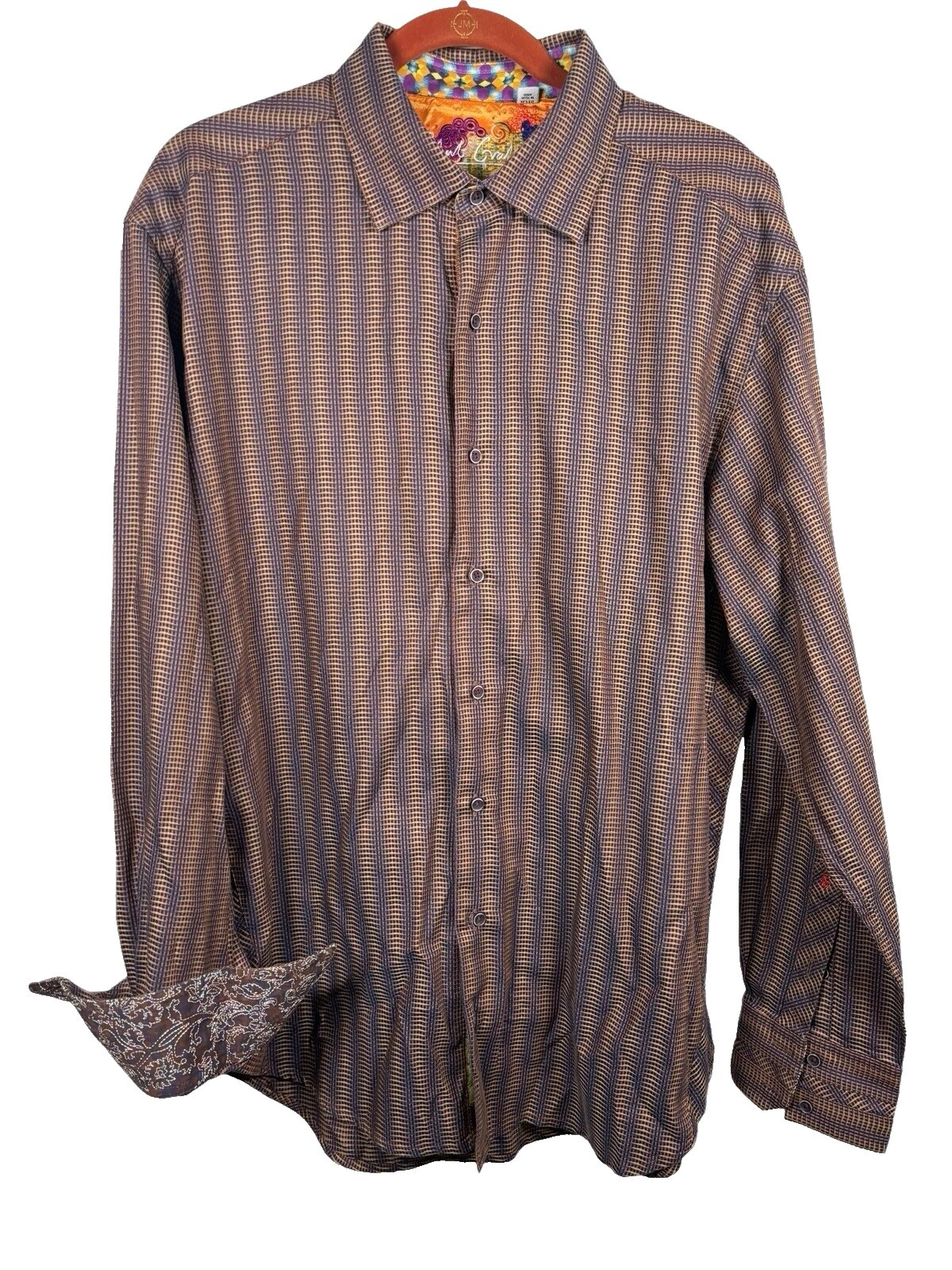 Camisas de vestir marrón Robert Graham Para hombres