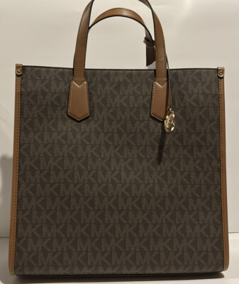 🐼💦 Michael Kors 🐼💦 MK Maple Brown Signature Large Tote