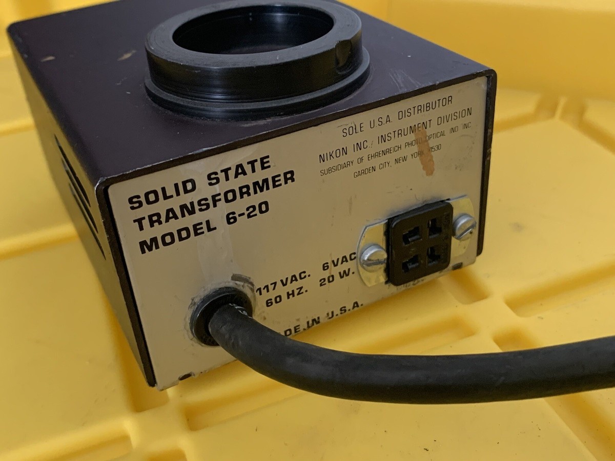 Nikon solid state transformer model 6-20 | eBay
