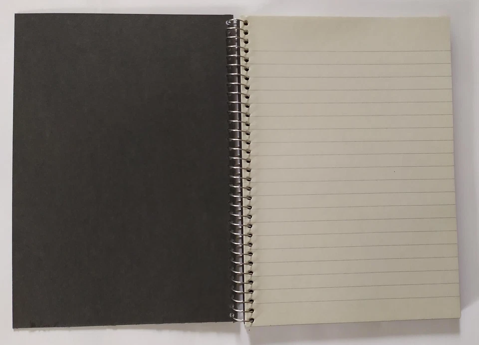 DIN A5 Spiralblock liniert recy Notizblock Spiralnotizblock Schreibblock Kladde - Bild 2 von 4