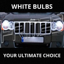 Jeep Grand Cherokee MK3 05-10 Xenon White Low Beam Headlight Light Bulbs