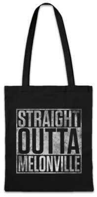 Straight Outta Melonville Stofftasche Einkaufstasche SCTV Second City Fun