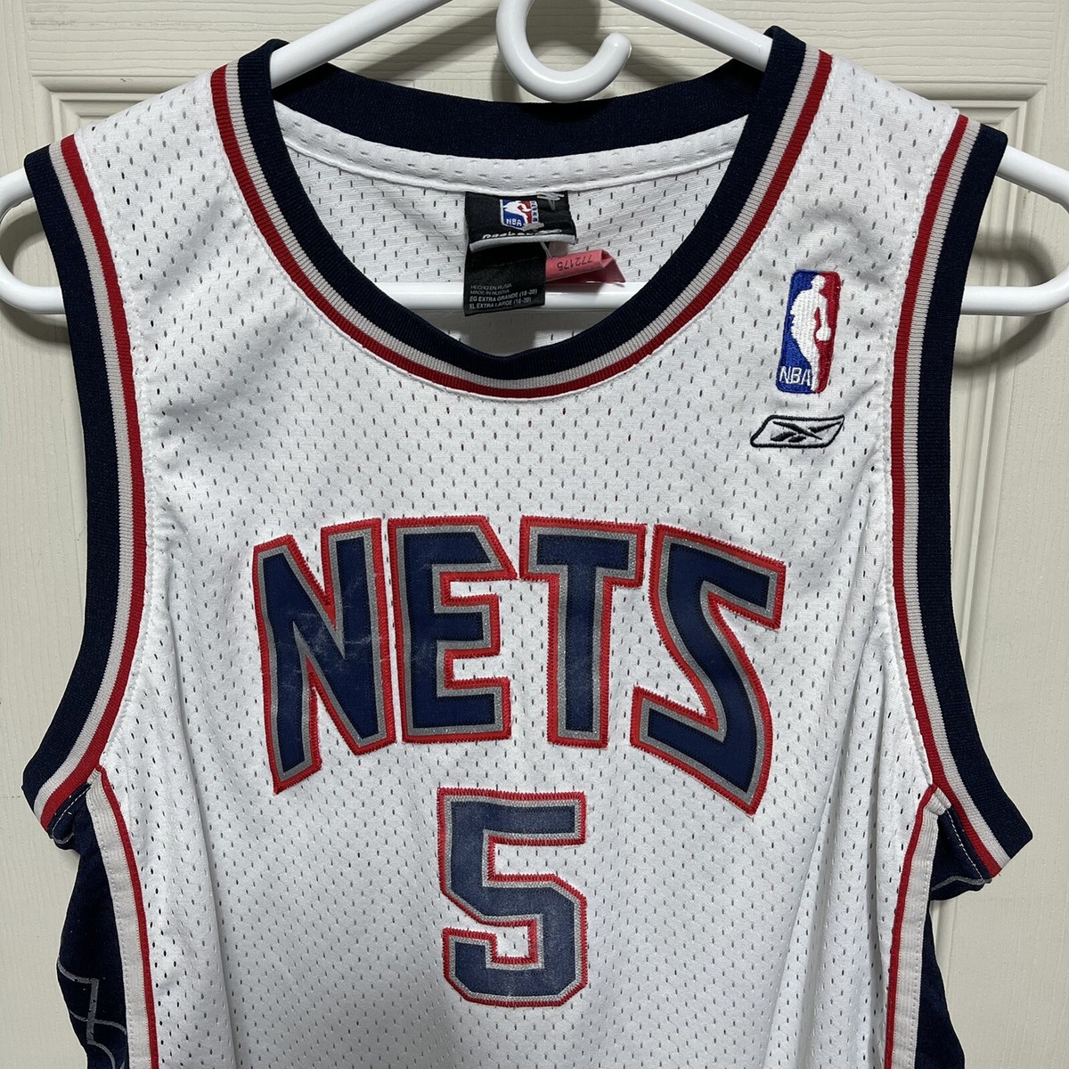 希少品 Reebok NBA NETS 5 KIDD Jersey Kids L Jason Kidd #5 New Jersey Nets Youth L 14-16 Reebok Jersey | eBay
