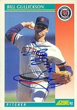 Bill Gullickson autographed Baseball Card (Detroit Tigers) 1992 Score #242