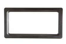 Window/Garage Door Black RAL 9005/Dimensions 640 x 336mm/For Panel Thickness 40-50mm