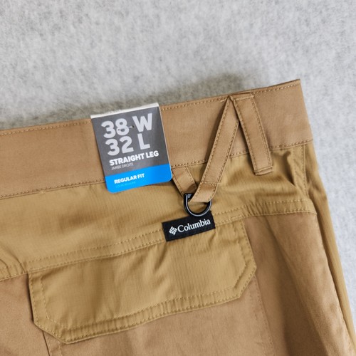 Columbia Pants Mens 38x32 Landroamer Twill Cargo Articulated Parachute Work New - Picture 8 of 18