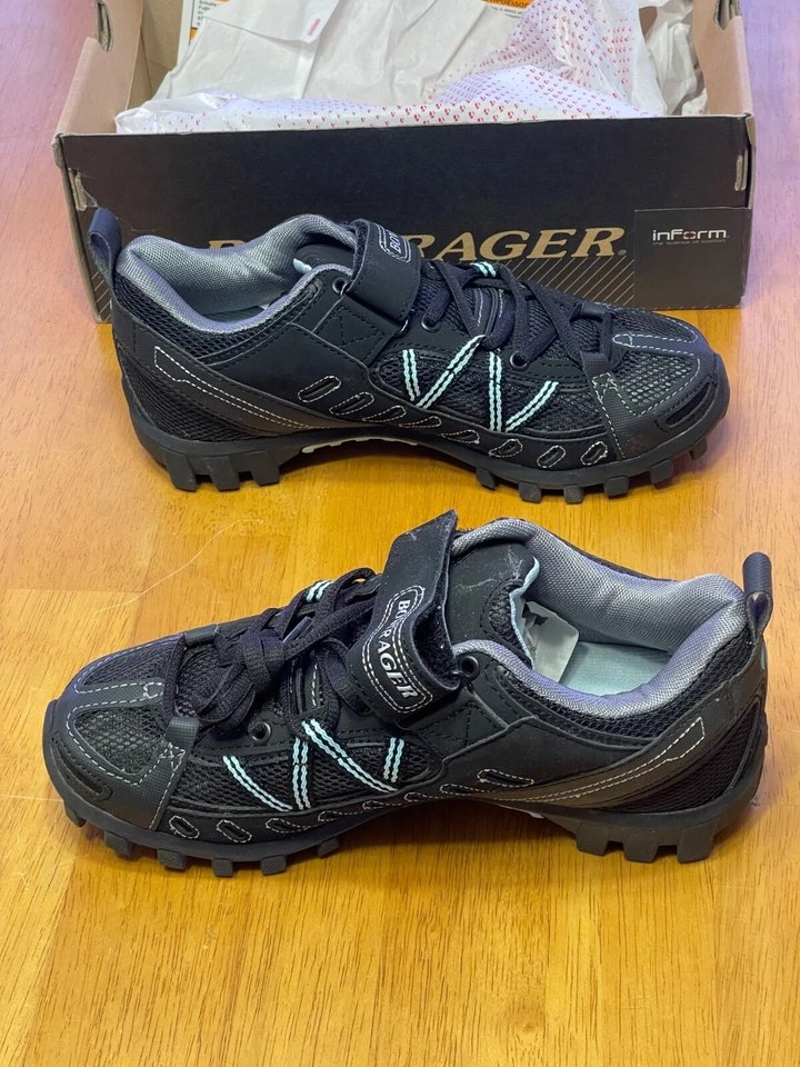 Zapatos de ciclismo Bontrager SSR Mountain WSD 2 pernos, negros, EE. UU. 6, UE 37 Foto 3 de 4