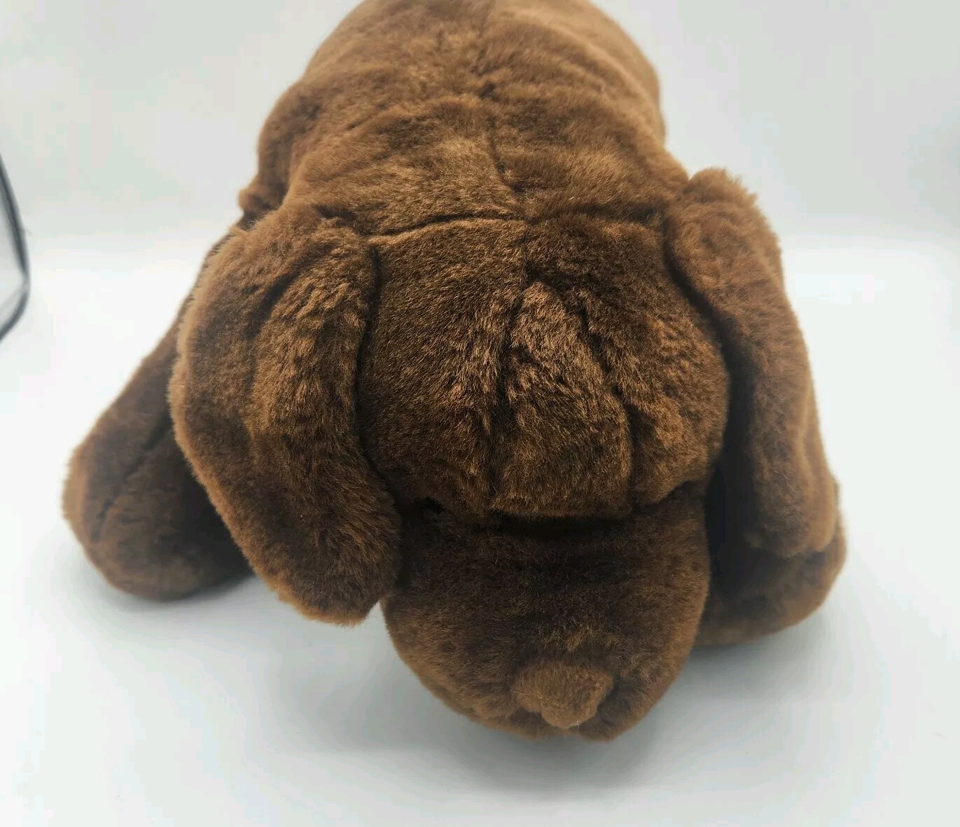 Vintage 2002 Brown Chocolate Lab Puppy Plush Soft Stuffed Animal Commonwealth