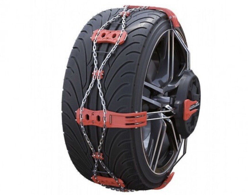 Chaînes à neige Premium Grip taille 130 pour Renault Rafale d'origine constructeur en composite