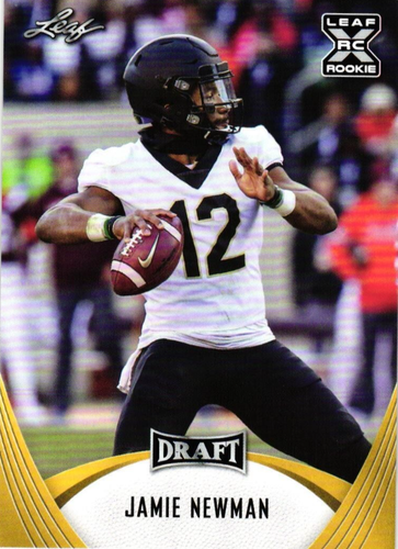 Jamie Newman 2021 Leaf Draft Rookie Card - Bild 3 von 4