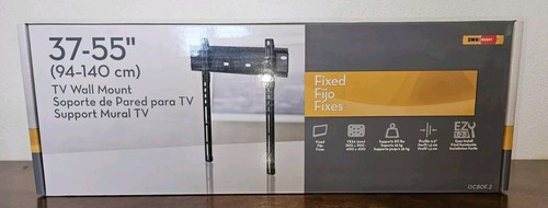 Omni Mount TV Wandhalterung 37-55" fest flaches Profil einfache Installation hält 80 Pfund Neu im Karton