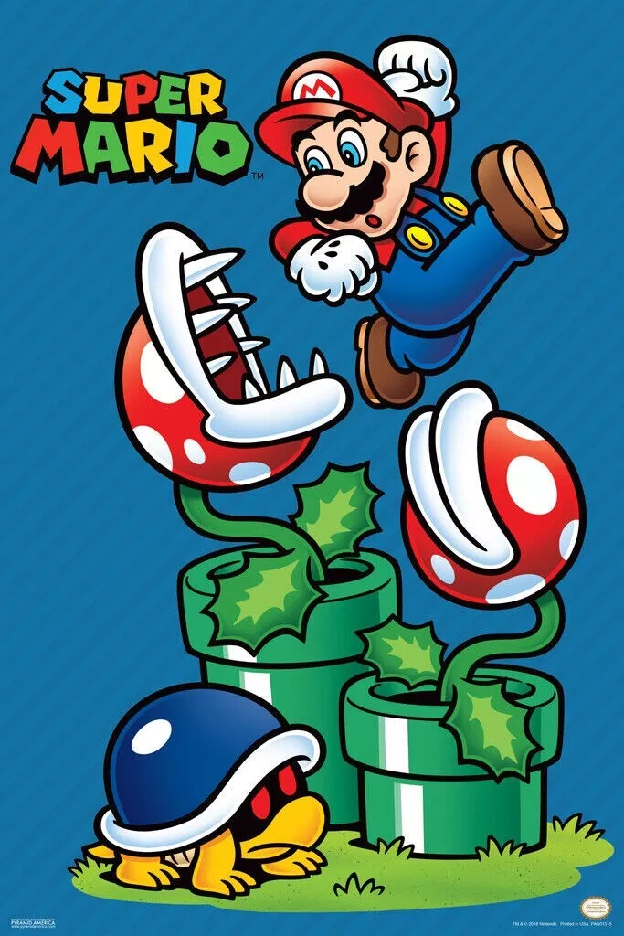 Poster Super Mario - Run | Wall Art, Gifts & Merchandise 