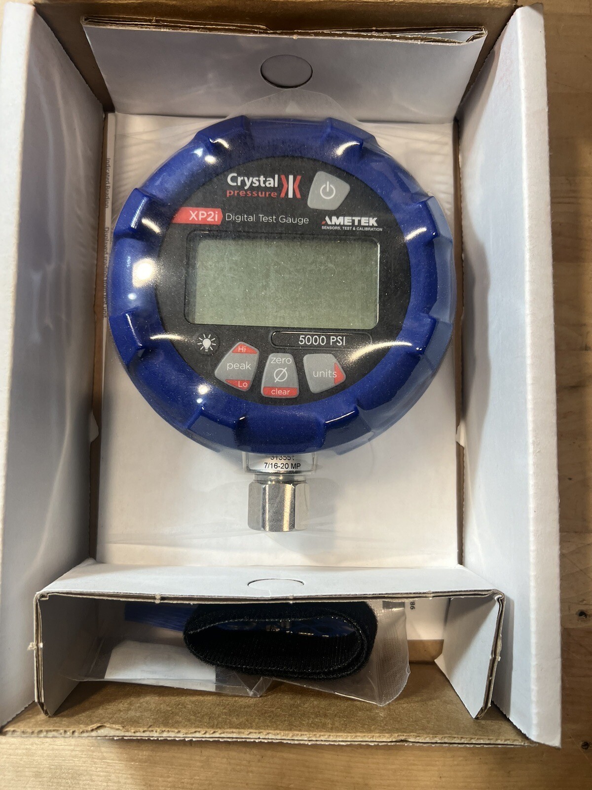 AMETEK Crystal 5K XP2i Digital Pressure Gauge with DataLoggerXP, 0 to