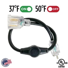 Radiant Solutions ThermaCord TC-2000 Temperature Controlled Thermostat Outlet