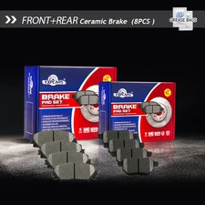 For 2010 - 2022 Toyota Prius Front & Rear Ceramic Disc Brake Pads