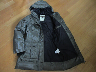BOMBOOGIE WINTER-DAUNEN-MANTEL 36/38 IT44 XS/S Stepp-Jacke COAT KAPUZE PARKA IT