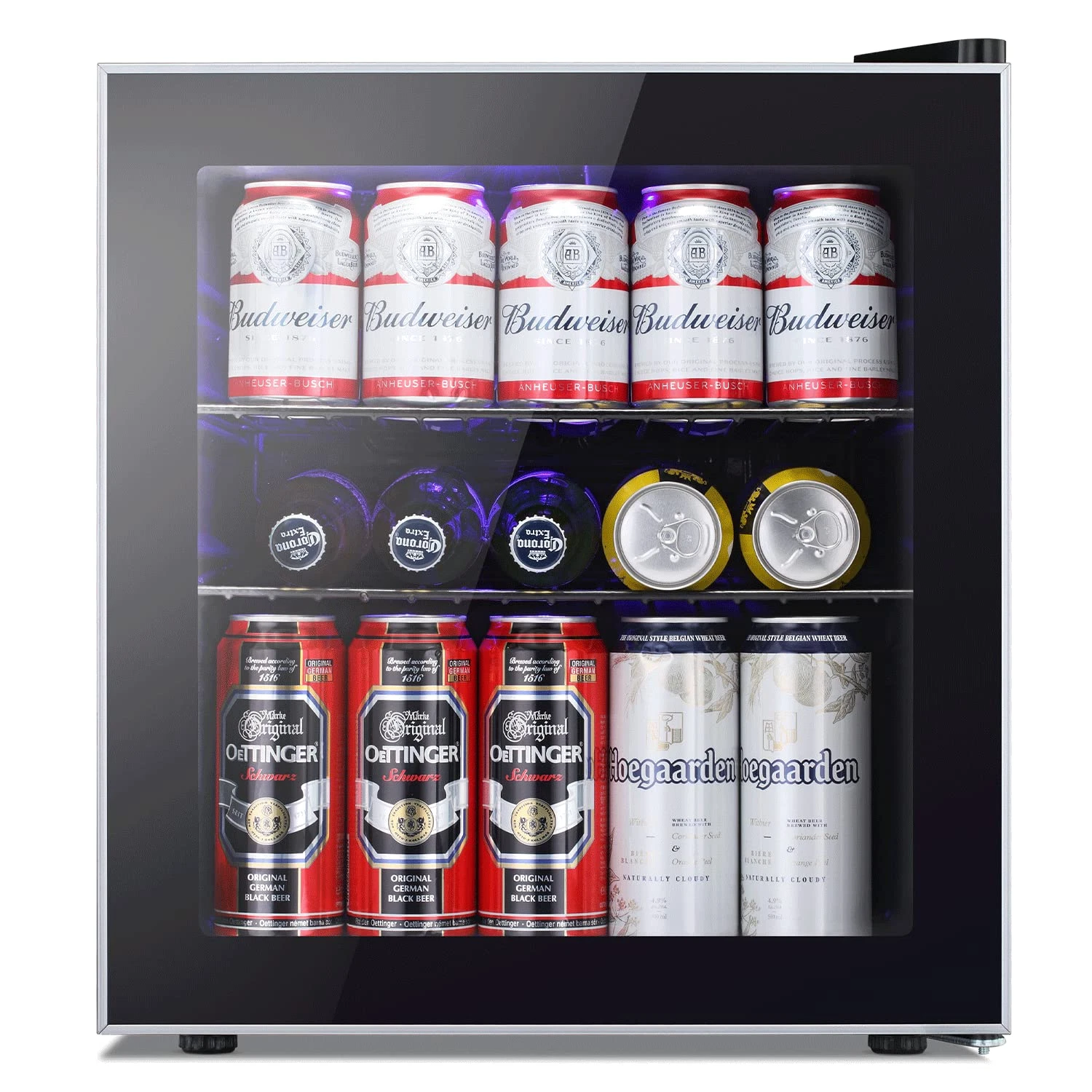 YUKOOLMini Beverage Refrigerator, Freestanding Wine Cooler, Adjustable Wine Rack
Opens in a new wind