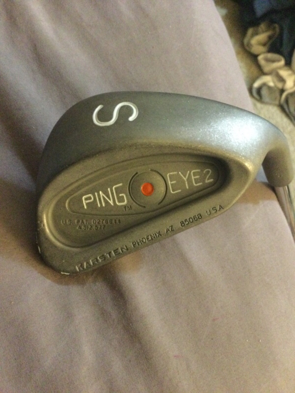 Mint tumbled Ping Eye 2 Orange dot sand wedge steel 35.5” INSTITUTO