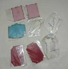 Celebrate It Metal Shape Crafting Lot x8 Arrow Pink Blue