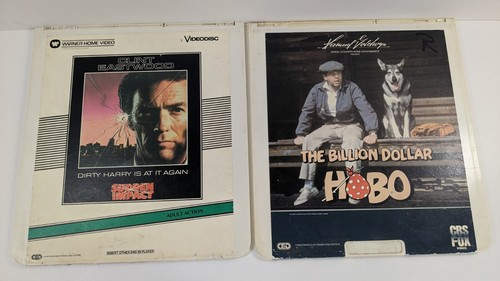 24 Lot RCA CED SelectaVision VideoDiscs Movies Collection Mixed Bundle Vintage - Foto 14 di 16