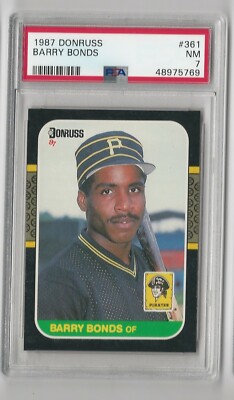 1987 Donruss - Barry Bonds #361 (RC) for sale online | eBay
