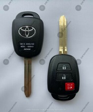 New Toyota 3 Button Remote Head Key Fob Hyq12bdm Hyq12bel - H Chip