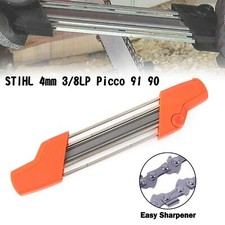 2 In 1 Easy File Chainsaw Chain Sharpening Tool Fit STIHL 4mm 3/8LP Picco 91 E4
