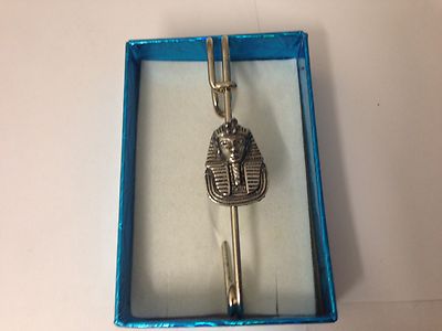Tutanchamun TUTPPIN Kilt Pin Schal / Brosche Anstecknadel Zinn Emblem 3'' 7,5 cm