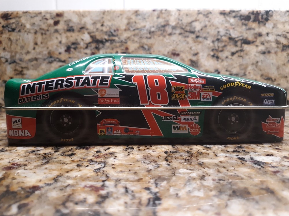 Palmer Bobby Labonte Nascar Race Cars #18  Collectible Tin