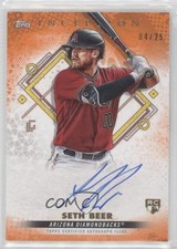 2022 Inception Base Rookie and Emerging Stars Orange 4/25 Seth Beer Auto 0zg4