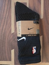 Nike NBA Authentic L Crew Socks Black Player Team Issued Unicorn Dri-FIT ADV