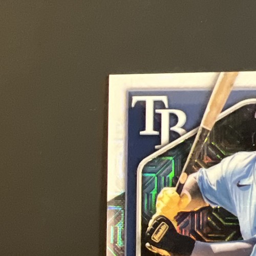 2024 Bowman Chrome Osleivis Basabe RC Mojo Refractor Auto 034/150 Rays #CRA-OB - Picture 4 of 8
