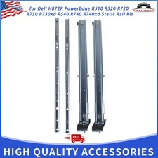 H872R 2UStatic Rail Kit Fit Dell PowerEdgeR520 R720 R730 R730xd R540 R740 R740xd