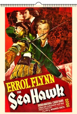 2026 Wall Calendar ~ Pirates Vintage Action Movie Posters exploitation