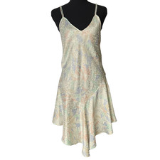 Vintage 80s California Miss Brand Printed Camisole Nightgown Sz. Medium