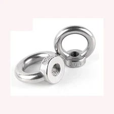 Eye Shape Lifting Eye Nuts DIN 582 Threaded Nuts Fastener 304 Stainless Steel