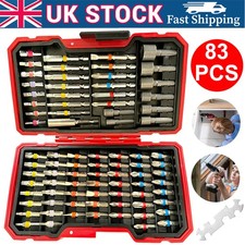 83X Screwdriver Bit Set Magnetic Colorful Torx Hex Phillips Bits Steel Precision