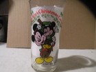 DISNEY VINTAGE COCA COLA MICKEY'S CHRISTMAS CAROL GLASS 1982 MICKEY & TINY TIM — photo 1