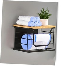 Magnetic Shelf for Fridge Trash Bag Storage Pack Stackable Garbage Bag 1