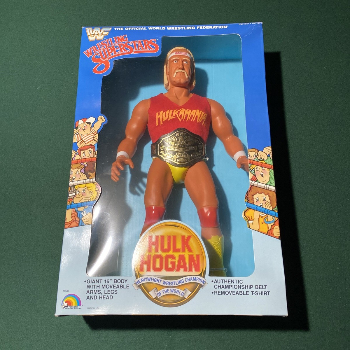 Buy WWF WWE WCW LJN Wrestling Superstars 16in Hulk Hogan