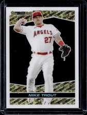 2021 Topps Chrome Update Mike Trout Black Gold #BGC-3 Angels