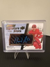 2023-24 Upper Deck Engrained - Signature Shots David Perron #SS-DP /99 (AU)