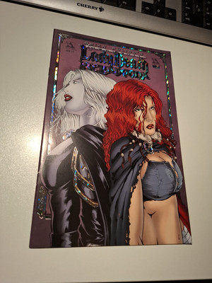 US AVATAR Medieval Lady Death BELLADONNA # 1/2 PRISM FOIL COVER LTD  to 500