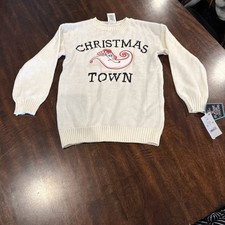 "NEW" Nightmare Before Christmas Zero Holiday Sweater Medium Youth