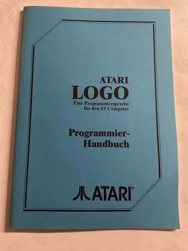 ATARI LOGO ST COMPUTER PROGRAMMING MANUAL