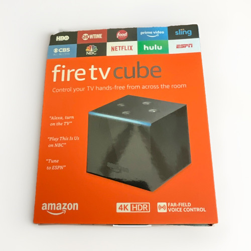 Amazon Fire TV Cube 4K HDR Voice Control Streaming Media Box