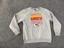 Kansas City Chiefs Sweatshirt Boys XL Gray NFL Football NFL Team Apparel