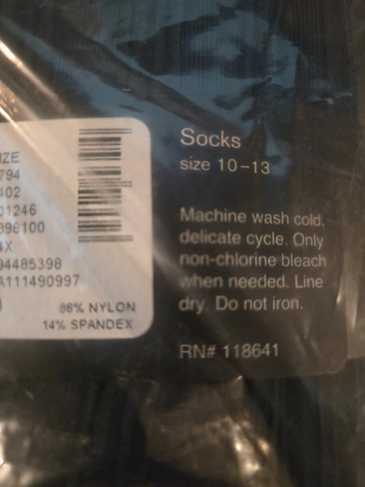 Meias Calça Lane Bryant Feminina Tamanho 10-13 Preta Negócios Casual Nova Fabricada nos EUA - Imagem 3 de 3